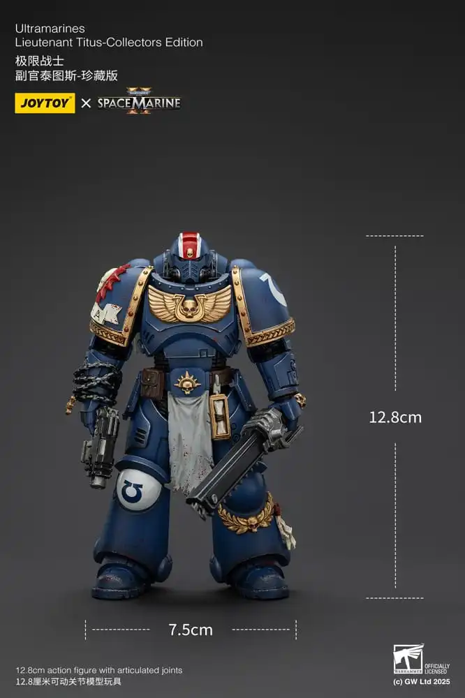 Warhammer 40 000: Space Marine 2 Action Figure Ultramarines Lieutenant Titus Collectors Edition 13 cm